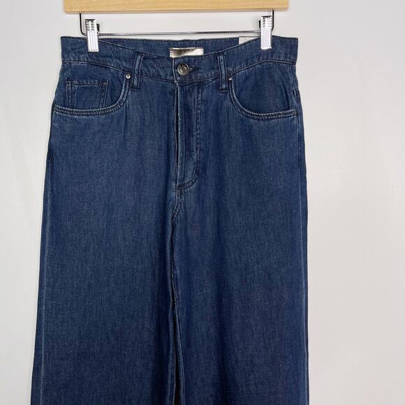 New Kut From The Kloth Size 2 Maggie High Rise Wide Leg Jeans Excite Dark Wash - Picture 3 of 14